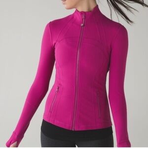 Lululemon Define Jacket Zip Up Size 8 Pink